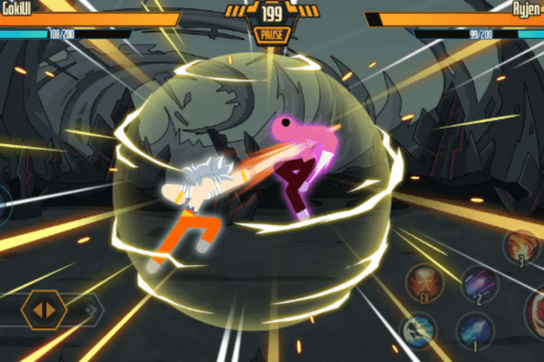 Stickman Dragon Fight